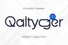 Qaltyger - Modern Logo Font