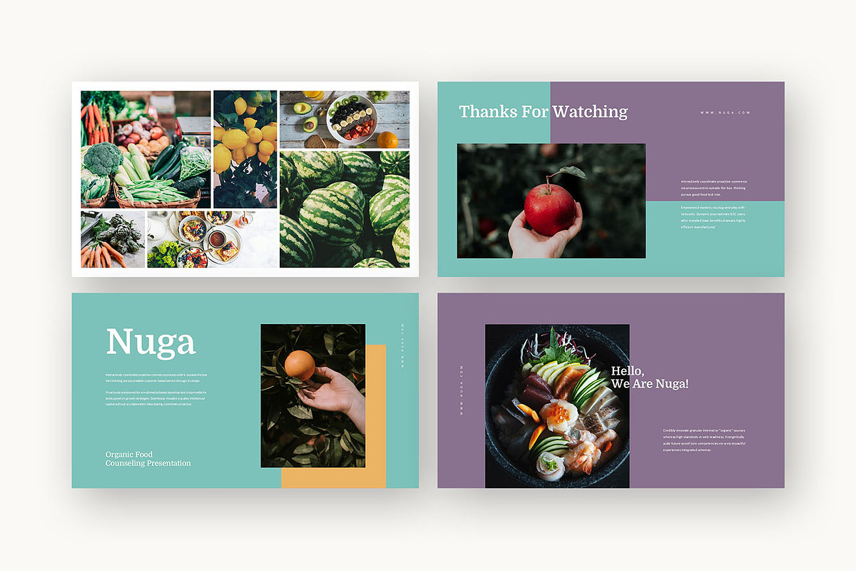 Nuga : Natural Food Google Slides, a Presentation Template by Punkl Camp (Photo 9 of 15)