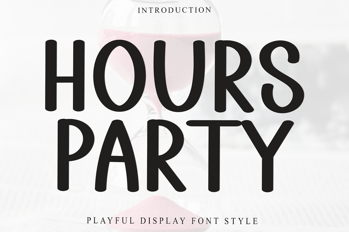Hours Party, a Sans Serif Font by InermediaSTUDIO (Photo 5 of 8)