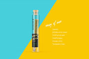 Weed Joint in Glass Tube Mockup, a Product Mockup by easymock 2 (Thumbnail 3 of 12)