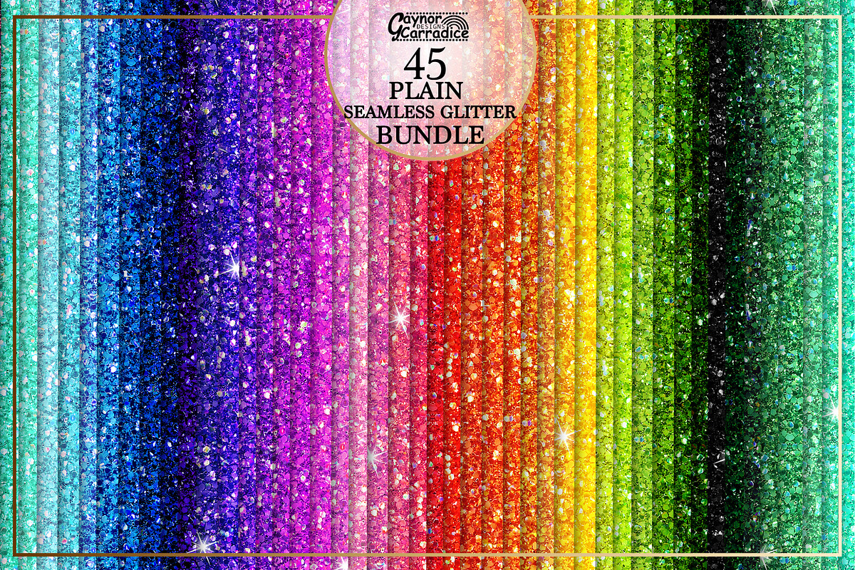 Plain Seamless Glitter Bundle, a Texture Graphic by Gaynor Carradice Designs (Photo 1 of 6)