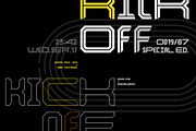 Kickoff Typeface, a Font by Noem9 Studio (Thumbnail 2 of 10)
