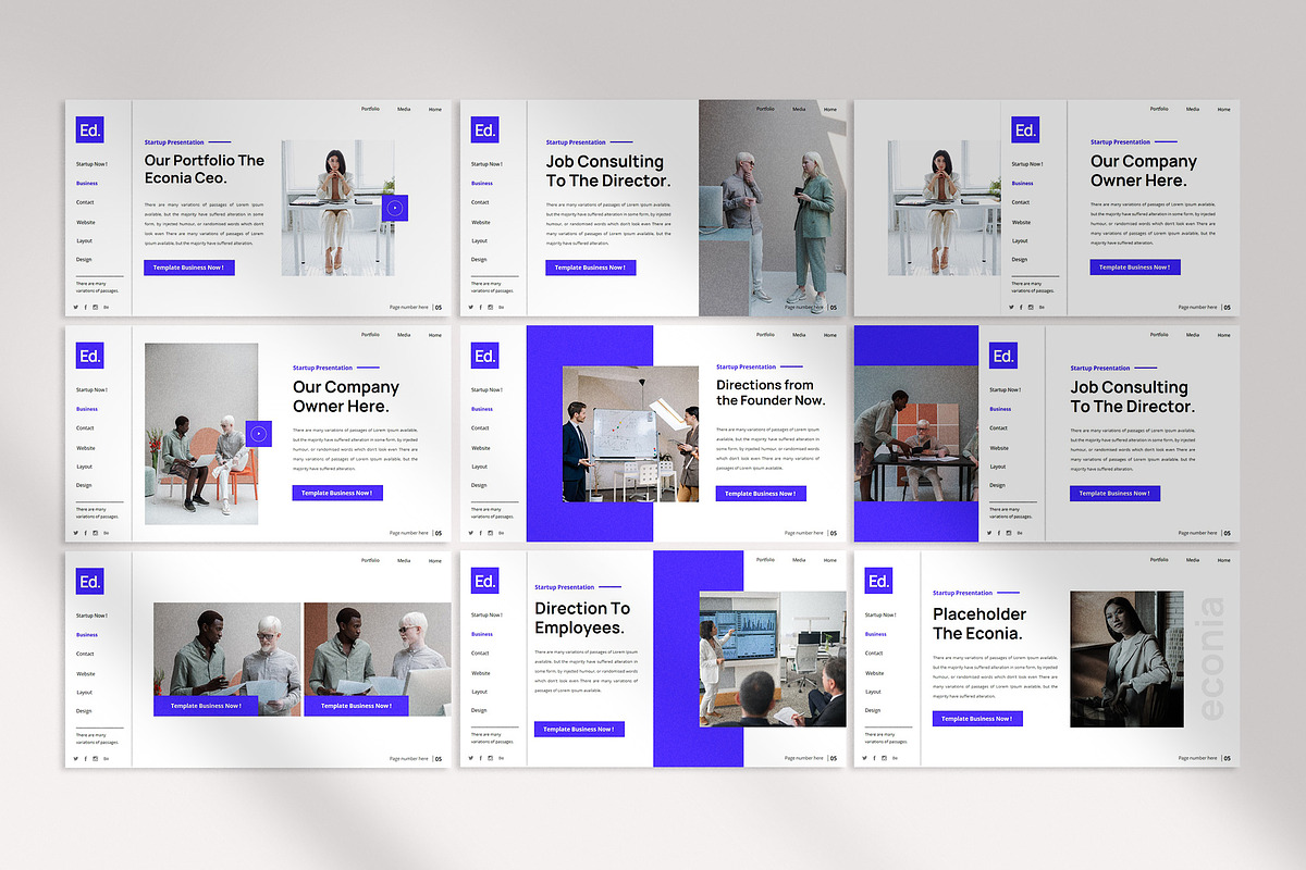 Econia Google Slide Template, a Presentation Template by slidenotion (Photo 2 of 5)