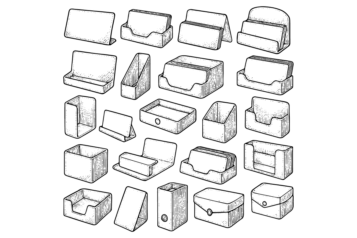 Card Holder Collection, an Object Graphic by RT Studio