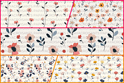 Happy Little Flowers SeamlessPattern, a Pattern Graphic by STUDIO CHOTI (Thumbnail 3 of 8)