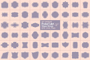 50 Vintage Labels Shape Collections, an Action Add-On by Photoshop Action (Thumbnail 1 of 11)