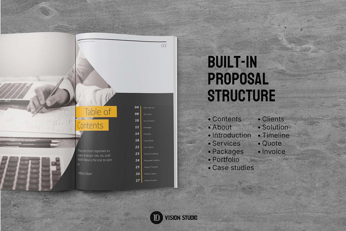 Agency Proposal Canva InDesign, a Brochure Template by ID Vision Studio (Photo 7 of 16)