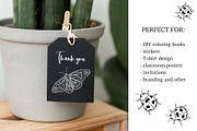 Insects and Bugs SVG PNG Bundle, an Animal Illustration by ArtGiftsStudio (Thumbnail 5 of 5)