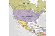 Vector World Map - Pacific View, a Graphic by PorcuPen Works (Thumbnail 4 of 6)