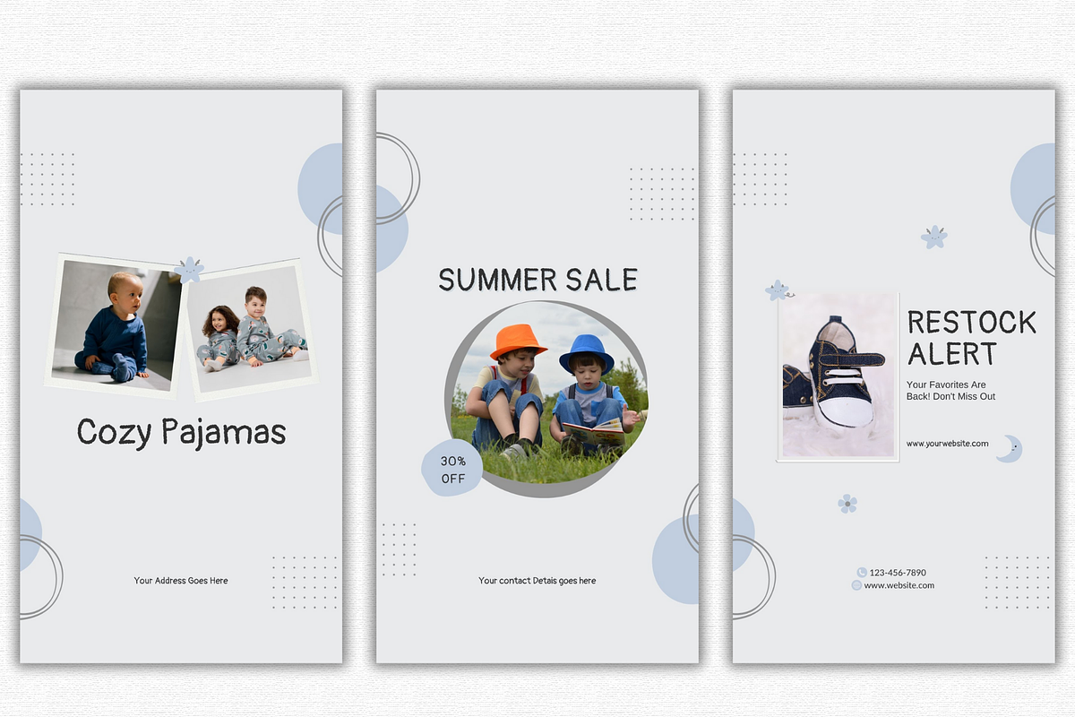 Kids Shop Instagram Templates, a Social Media Template by Talipic Designs (Photo 5 of 8)