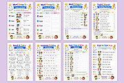 Sight Words Practice Workbook, a Stationery Template by Designmela01 (Thumbnail 4 of 12)