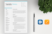 Word Resume Template / Cover Letter, a Resume Template by SalientResume (Thumbnail 2 of 5)