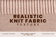 Realistic Knit Fabric Textures, a Texture Graphic by Ary_ngeblur (Thumbnail 1 of 6)