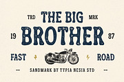 Sandmak – Rough Textured Vintage, a Serif Font by Typia Nesia (Thumbnail 4 of 12)