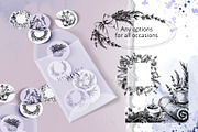 Cosmetics lavender SPA line clipart, an Illustration by NATASHA CHU (Thumbnail 11 of 16)