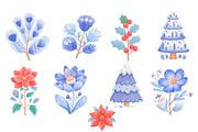 Watercolor Polar Bear Christmas, an Illustration by Designworld (Thumbnail 3 of 4)