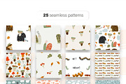 Cozy autumn clipart set, an Animal Illustration by elena.sevrina (Thumbnail 5 of 10)