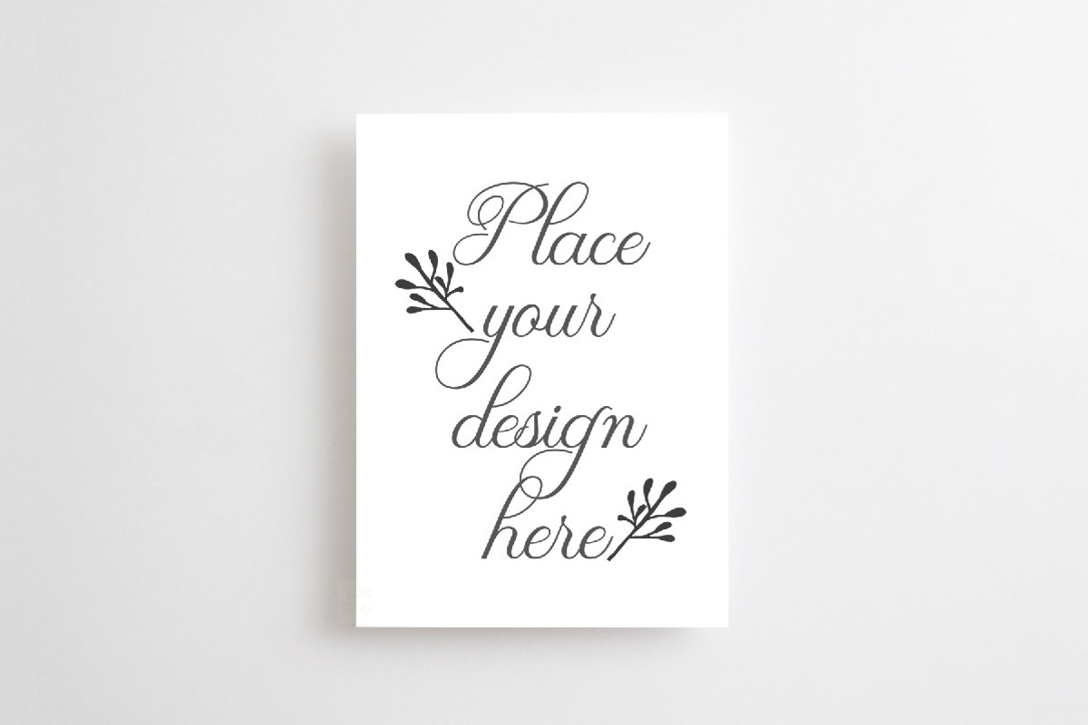 5x7 invitation card mockup psd flyer, a Photo by Leo Flo Mockups (Photo 1 of 7)