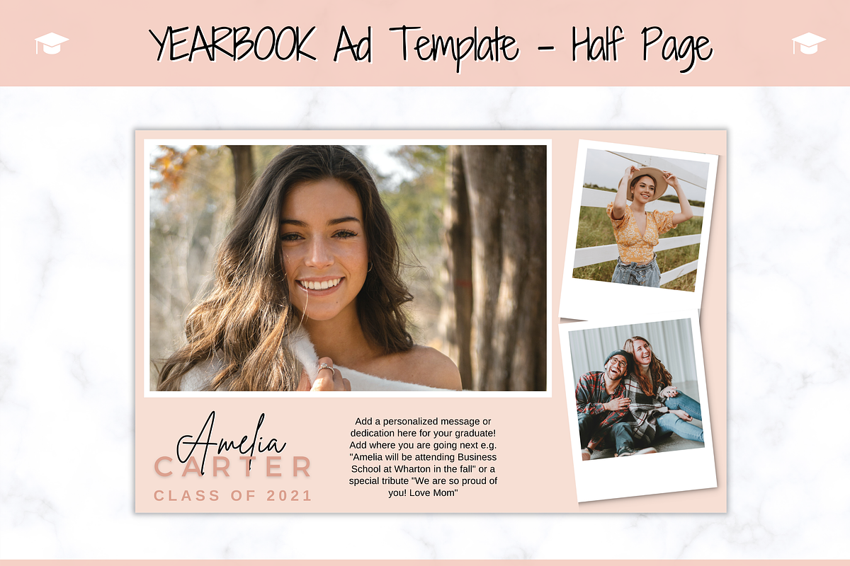Yearbook Ad Template - Graduate, a Magazine Template by Templatables (Photo 1 of 7)