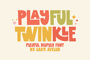 Playful Twinkle - Playful Display, a Handwritten Font by SaktiAvellin (Thumbnail 1 of 7)