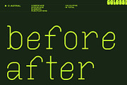c-astral display typeface, a Sans Serif Font by Colosse Foundry (Thumbnail 5 of 6)