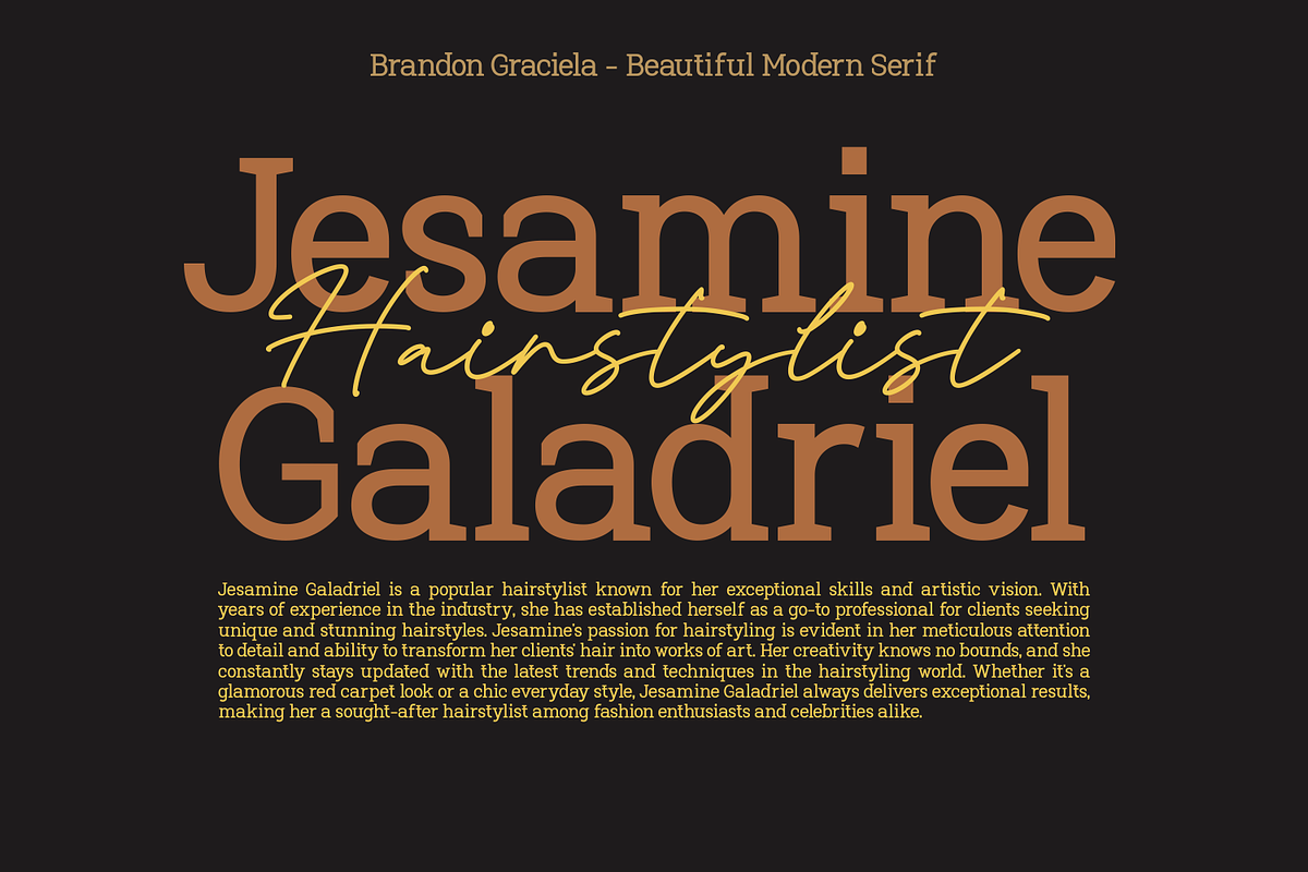 Brandon Graciela, a Serif Font by Creative Keelik (Photo 4 of 17)