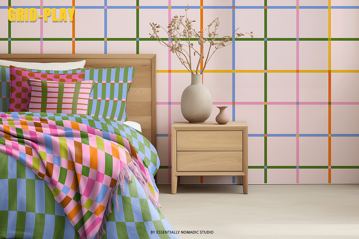 Stripes & Plaids Seamless Pattern, a Pattern Graphic by Essentially Nomadic (Photo 3 of 14)