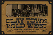 Pine Grit Western Display Font, a Slab Serif Font by Letterhend Studio (Thumbnail 4 of 9)
