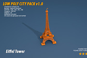 Low Poly City Pack 1, an Architecture 3D Model by multimedia4ds (Thumbnail 7 of 40)