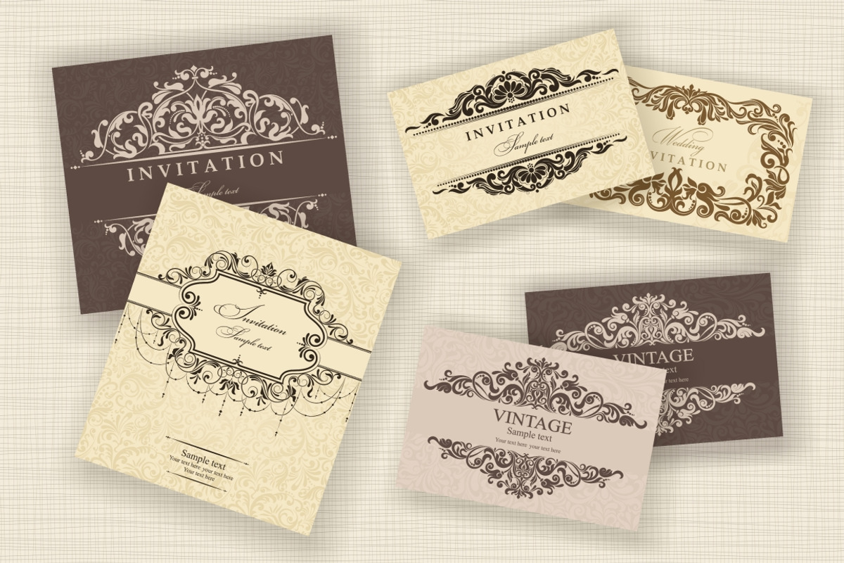 Wedding Invitation set, an Invitation Template by NataLito (Photo 1 of 5)
