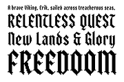 Rackbit - Display Blackletter Pixel, a Blackletter Font by Griyo Type (Thumbnail 9 of 10)
