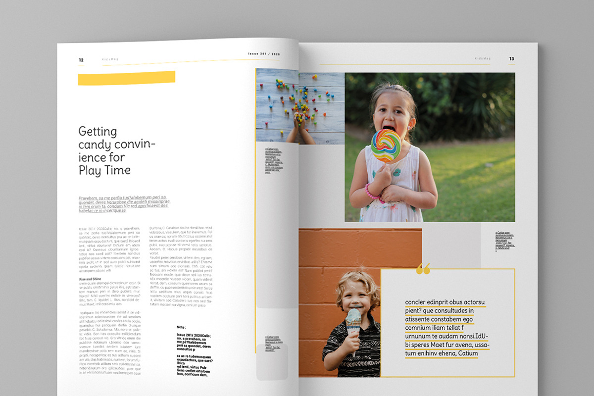 Kidzmag Magazine Template, a Magazine Template by inspirasign (Photo 8 of 9)