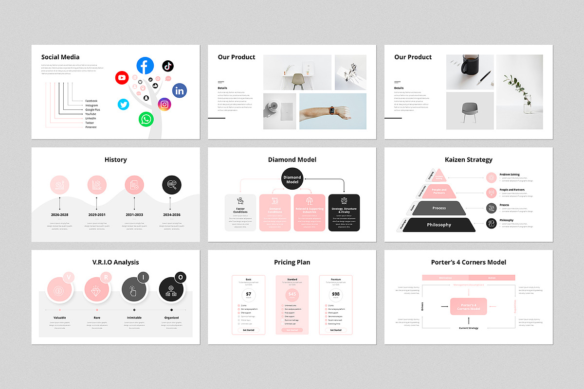 Start-Up Presentation Template, a Presentation Template by GenerousArt (Photo 4 of 8)