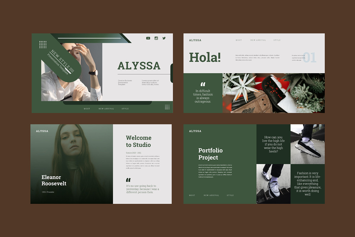 Alyssa Presentation Template, a Presentation Template by GridlineType (Photo 8 of 9)