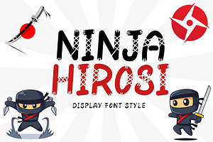 Ninja Hirosi, a Handwritten Font by Yoga Letter