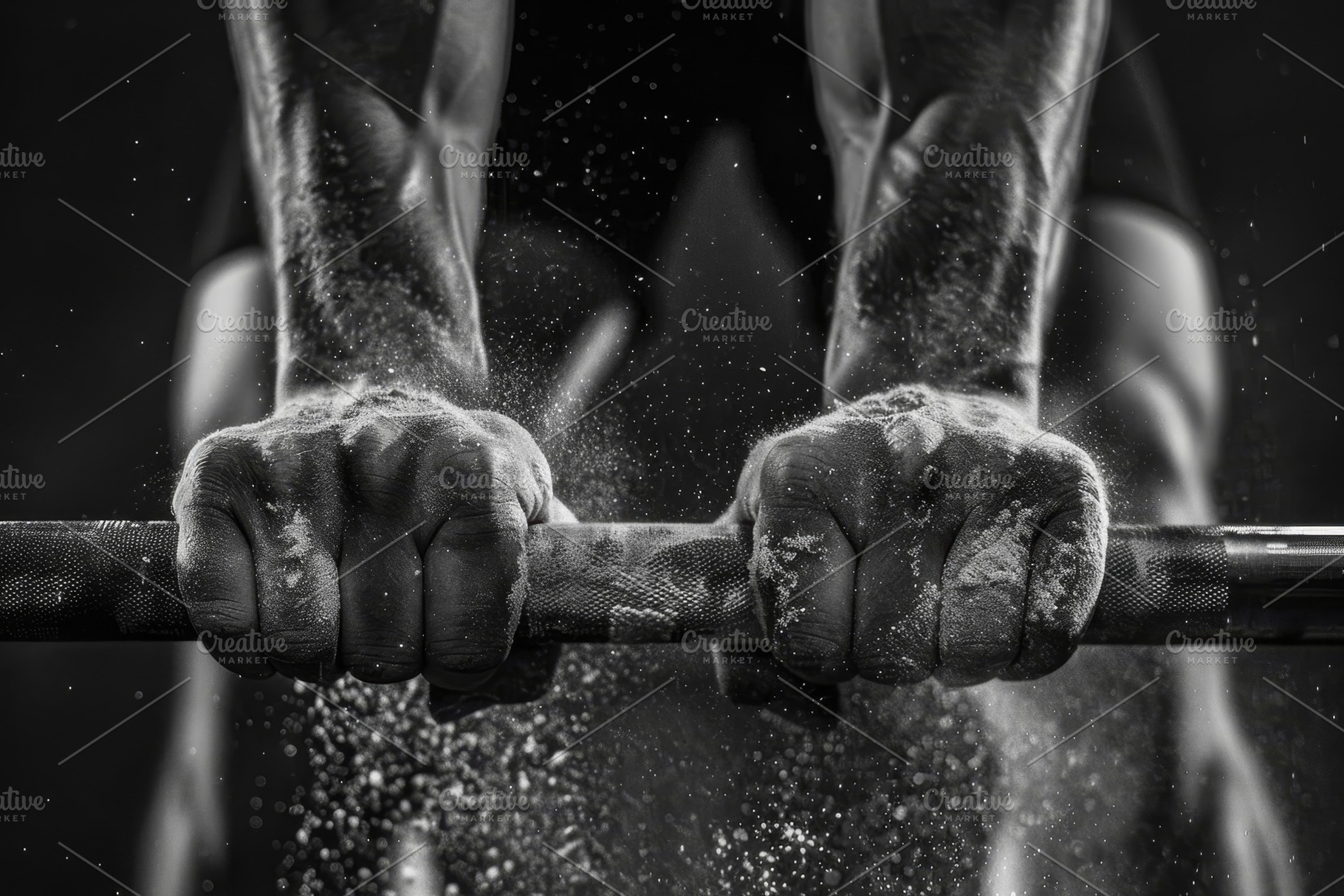A man with chalk dust on his hands g, a Photo by Iftikhar Alam