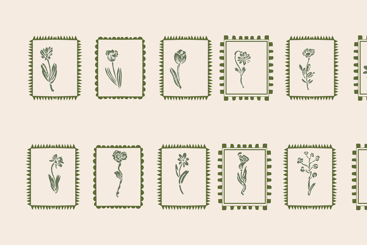 Flower SVG PNG Clipart Pattern, a Decorative Illustration by Anada Arty (Photo 3 of 5)