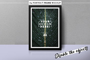 A4 Portrait Frame Mockup, a Print Template by Álbori Produções (Thumbnail 4 of 4)