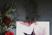 Watercolor Gothic Halloween, a Seasonal Illustration by Olga Koelsch (Thumbnail 4 of 12)