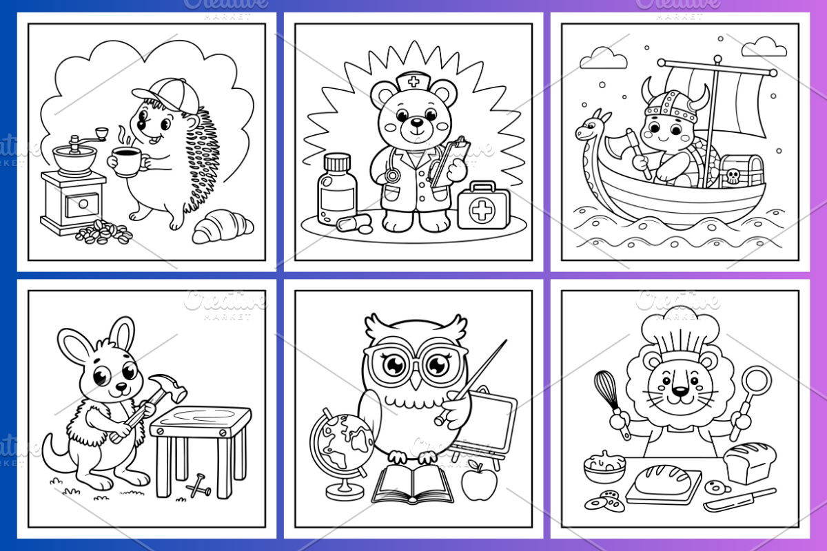 78 Easy Animal in Costumes Book, an Animal Illustration by Coco Bloom (Photo 8 of 10)