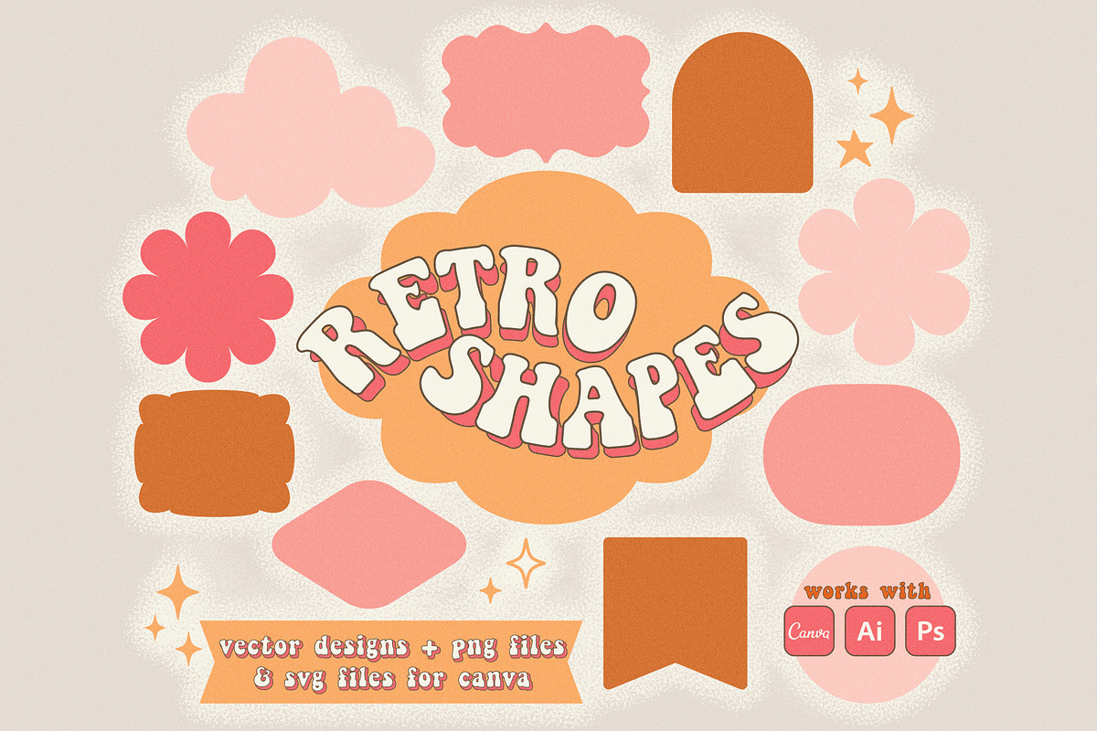 Retro Shapes & Graphics, an Illustration by Summit Avenue (Photo 1 of 8)
