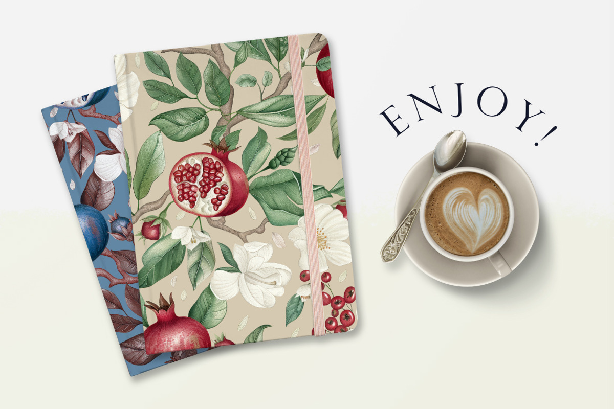 Branches with pomegranate, a Pattern Graphic by Yummy (Photo 10 of 10)
