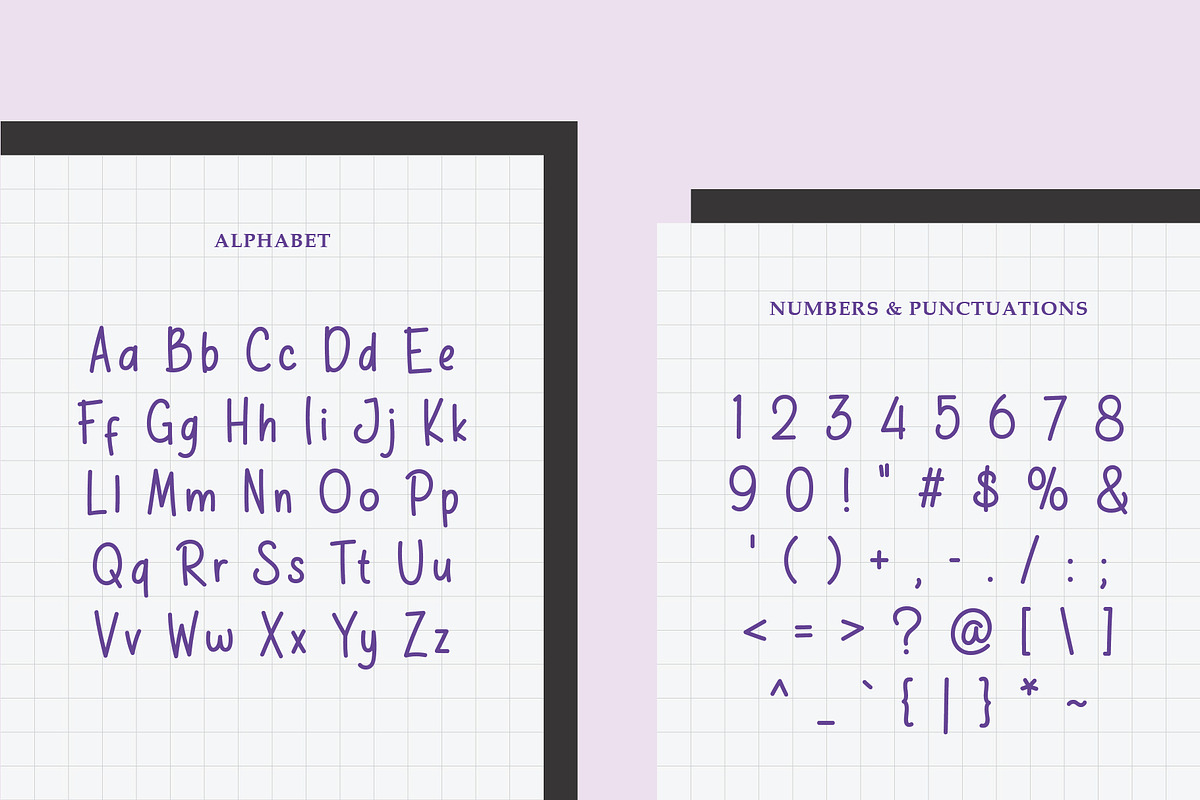PGR Kagumi - Handwritten Font, a Handwritten Font by Pikgura (Photo 2 of 6)
