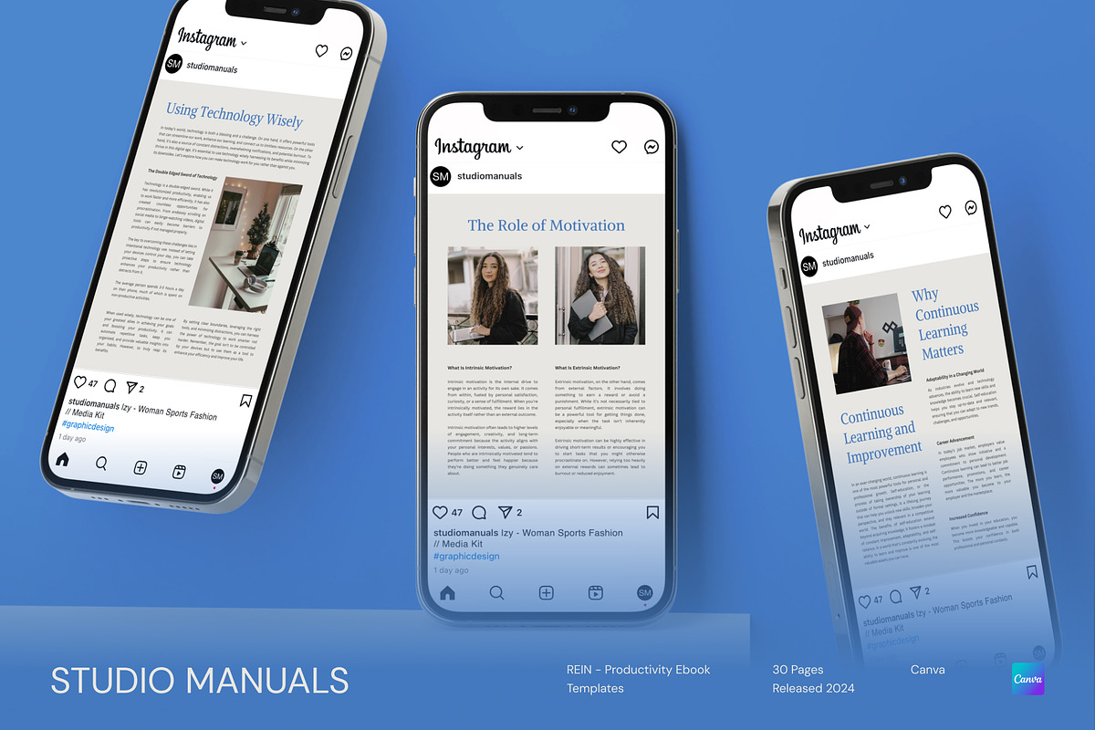 REIN – Productivity Ebook Template, a Social Media Template by Studio Manuals (Photo 5 of 8)