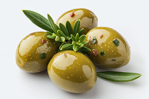 Green Olives with Herbs and Spices G, a Food & Drink Photo by Pixeness Studio