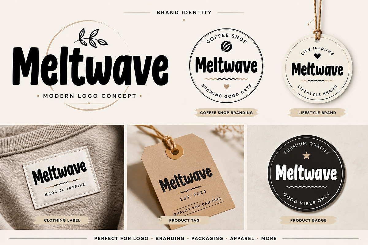 Meltwave, a Script Font by Wow Magic (Photo 3 of 6)