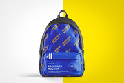 Realistic Backpack & Pocket Mockup, an Advertising Mockup by Se٧enStudio (Thumbnail 2 of 2)