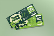 Halloween Monster Ticket, a Card Template by graphicook (Thumbnail 2 of 3)
