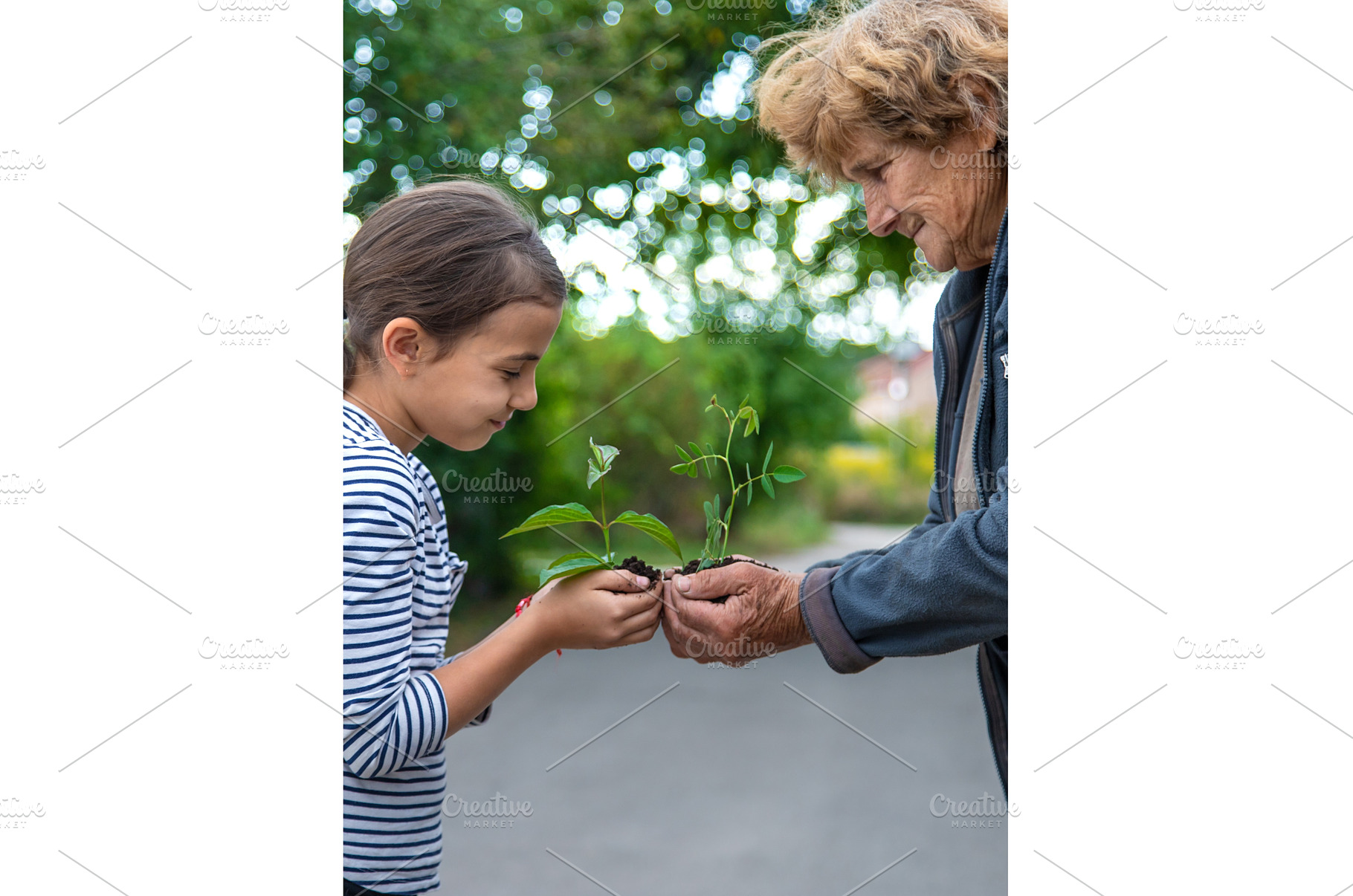 The child and grandmother are, a Nature Photo by yanadjana