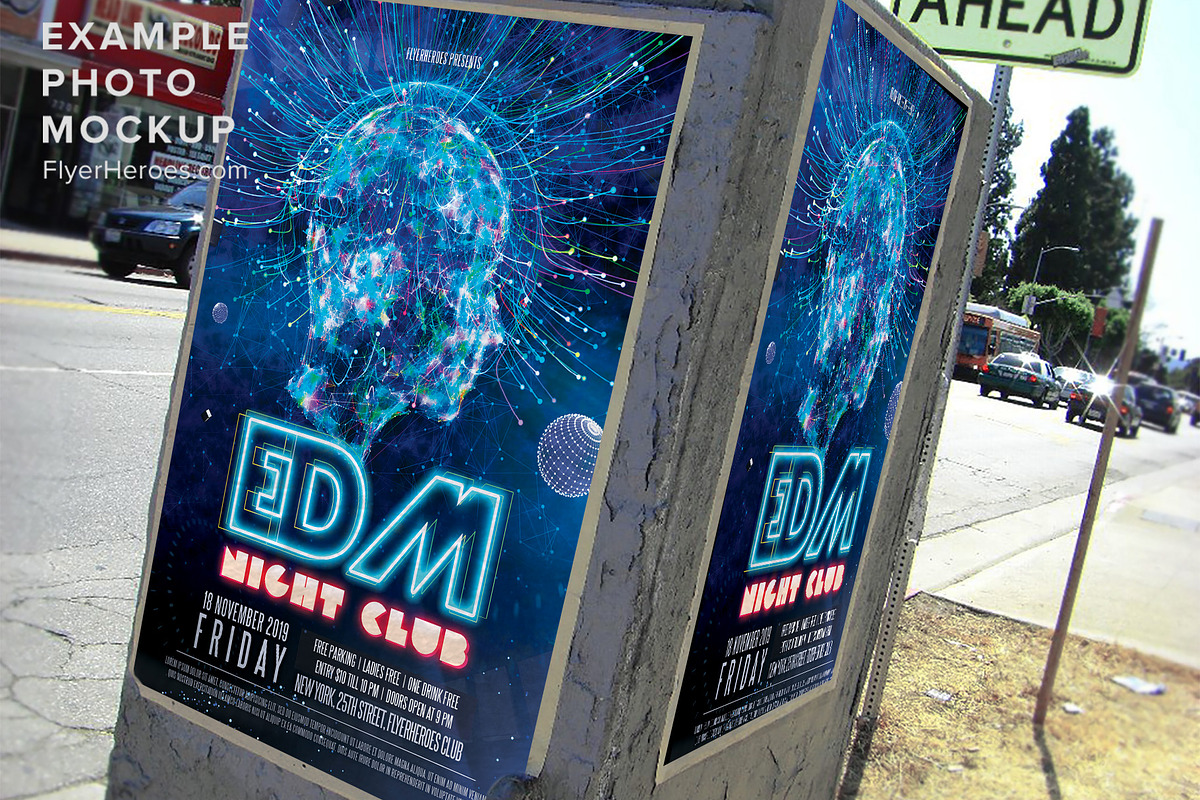 Club Party Flyer 5, a Flyer Template by FlyerHeroes (Photo 3 of 4)